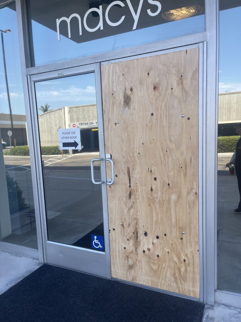 Boarded Up Door